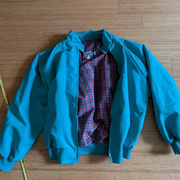 Turqouise Vintage '80s Hartwell ViaSport Jacket Size Large - Picture 3 of 6